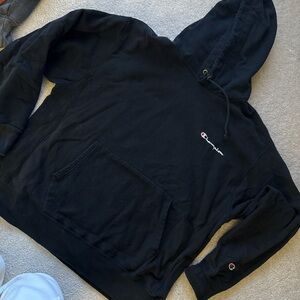 Champion Black Pullover Hoodie